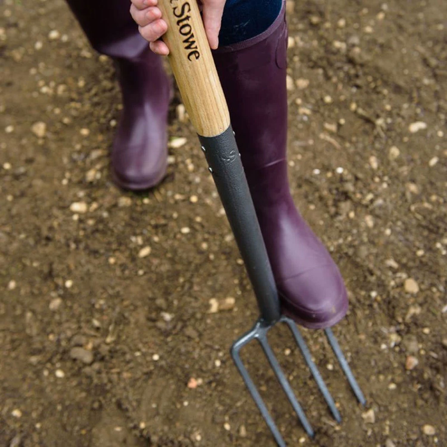 Kent and Stowe Carbon Steel Border Fork – Image 3
